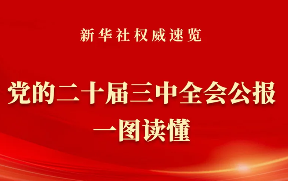 党的二十届三中全会公报一图读懂